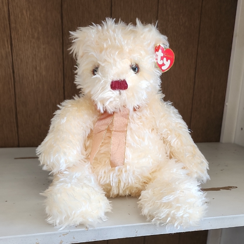 Ty Cream Stuffed Animal Plush Toy